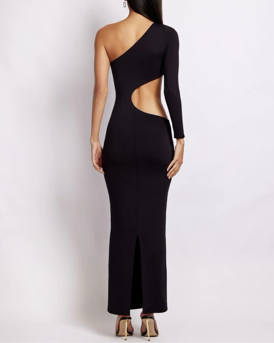 Cut Out Maxi Dress With Sleeves - Image 5
