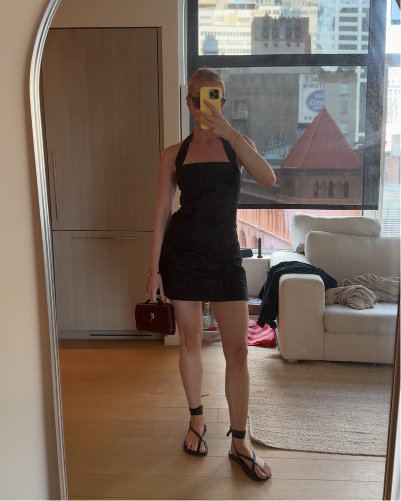 knee length dresses for ladies SIR The Label Alexandre Cut Out Mini Dress – Restitched main image 1