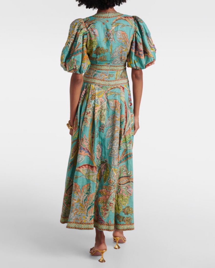 knee length dresses for ladies Alemais Marlow Frill Midi Dress 14 main image 1