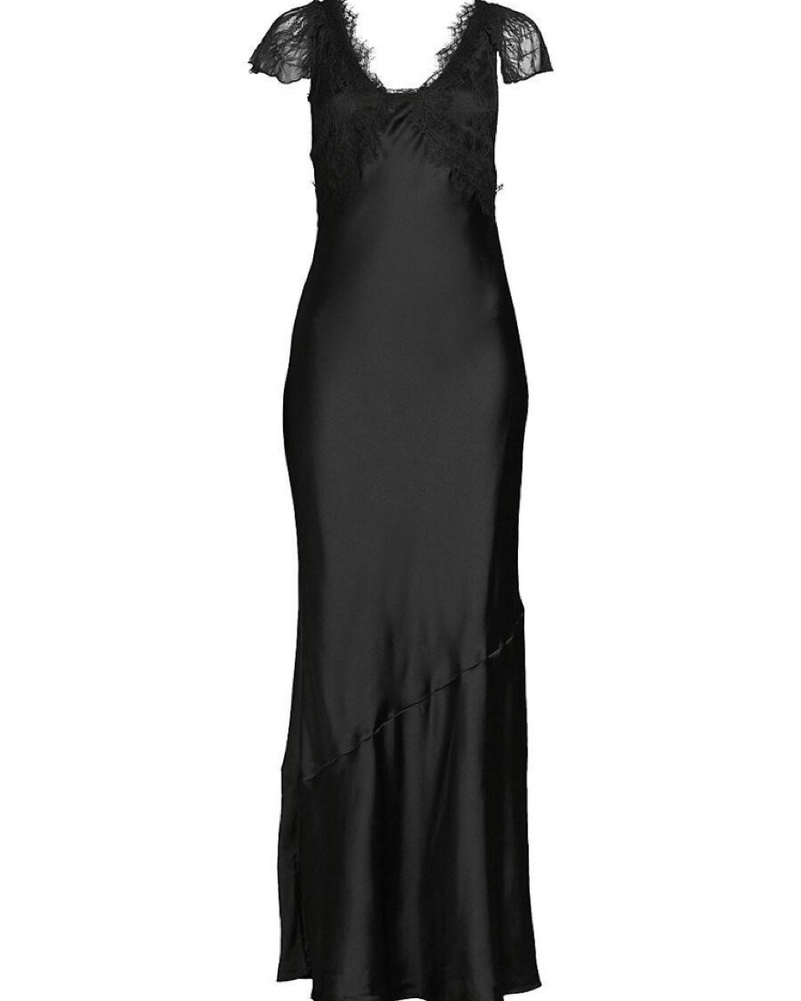 WeWoreWhat Lace Midi Slip Dress by WeWoreWhat - Pickle
