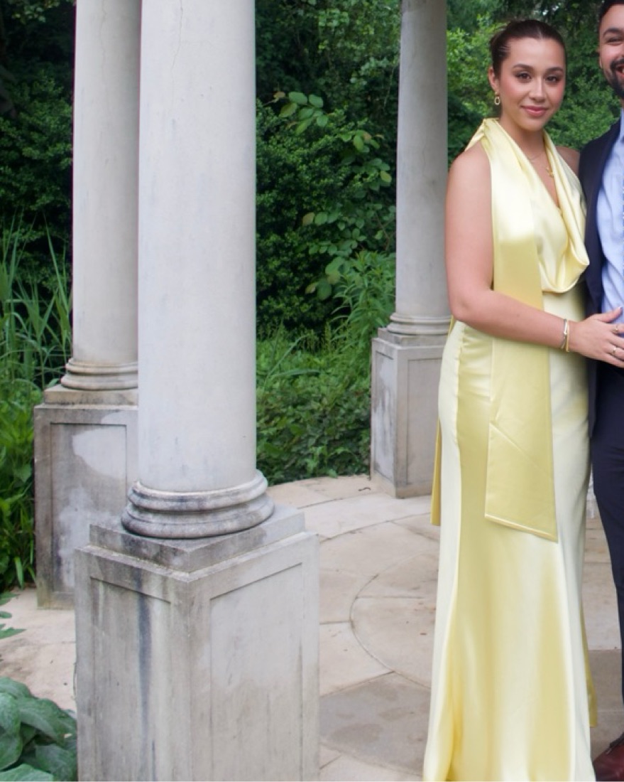 Yellow Silk Maxi Gown  - Image 3