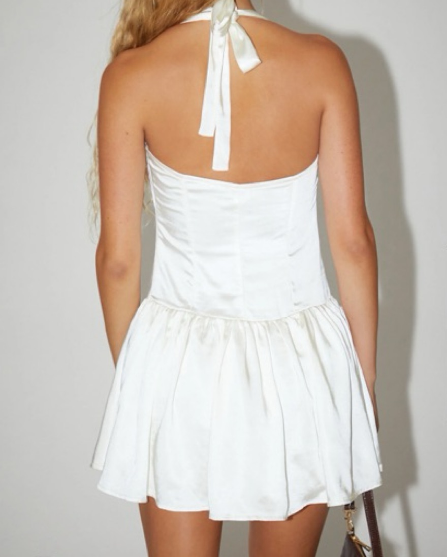 Beverly and Beck Satin Dress by Pacsun - Pickle