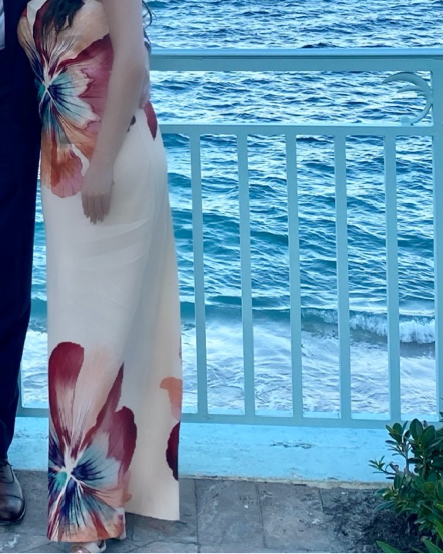 chinese dress ladies Anthropologie Floral Printed Maxi Dress