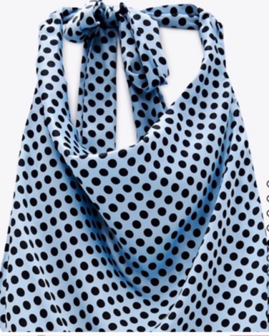 Polka Dot Zara Halter Dress by Zara - Pickle