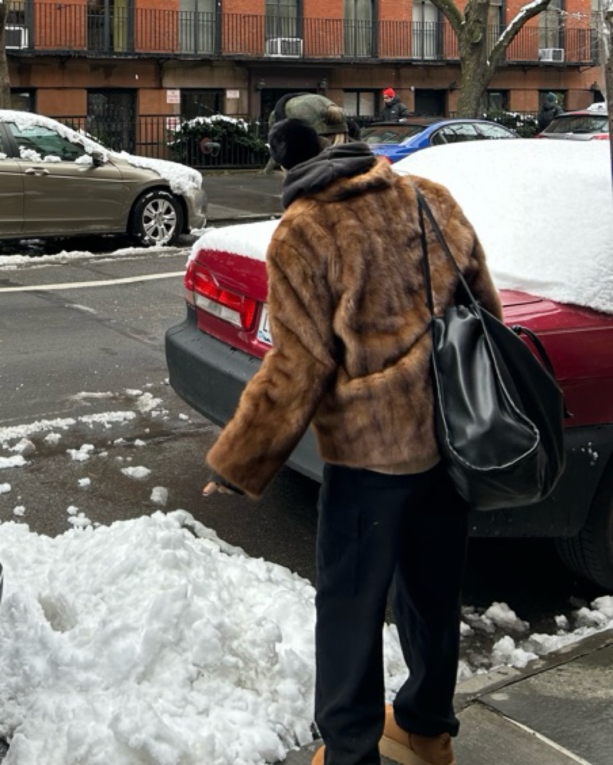 Vintage Real Fur Coat - Image 2