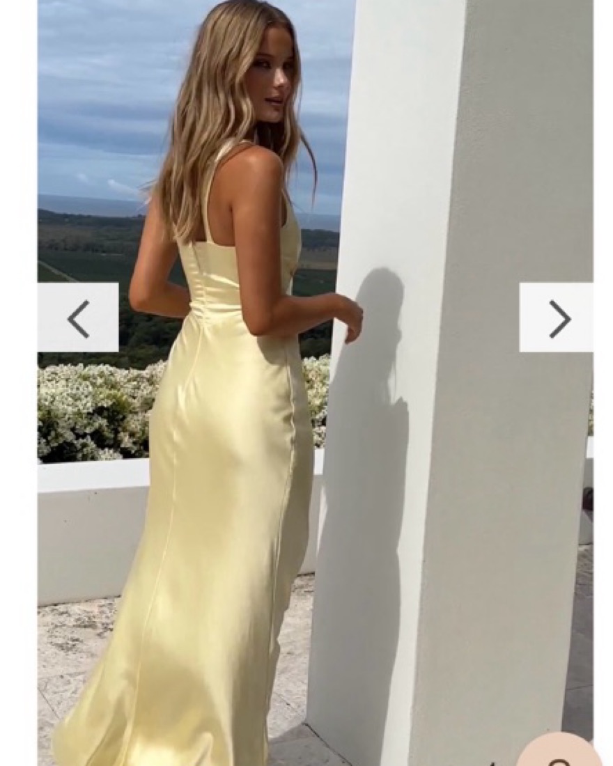 Viral Pale Yellow Maxi Dress by Billy J - Pickle