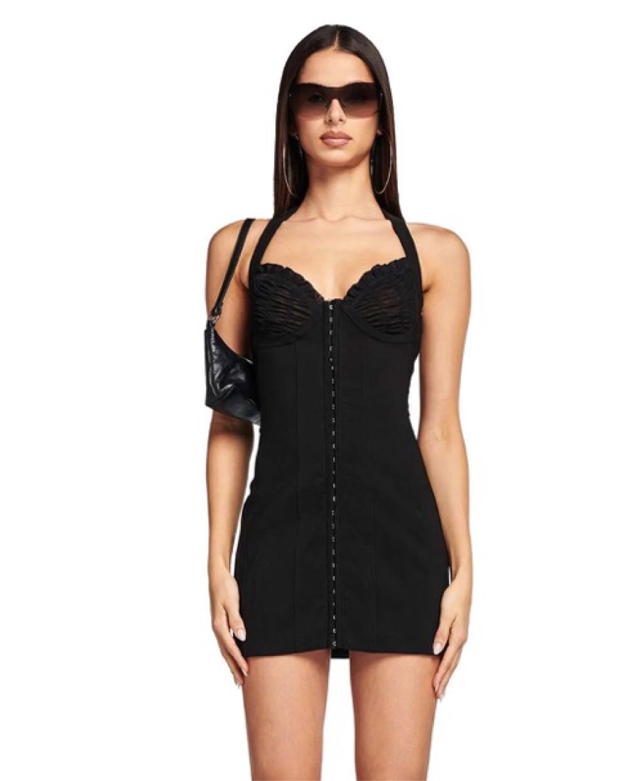 white christmas dresses Tommie Corset in Blue main image 0
