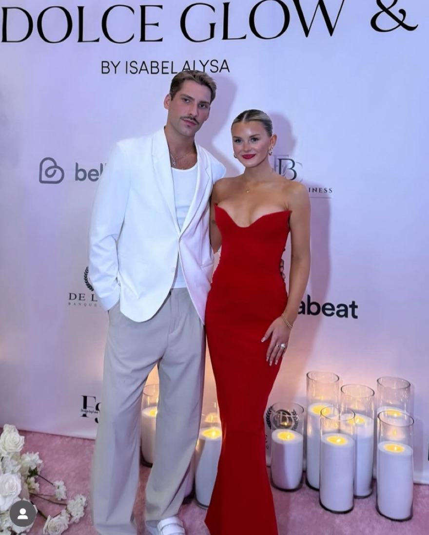 Red Strapless Dress  - Image 3