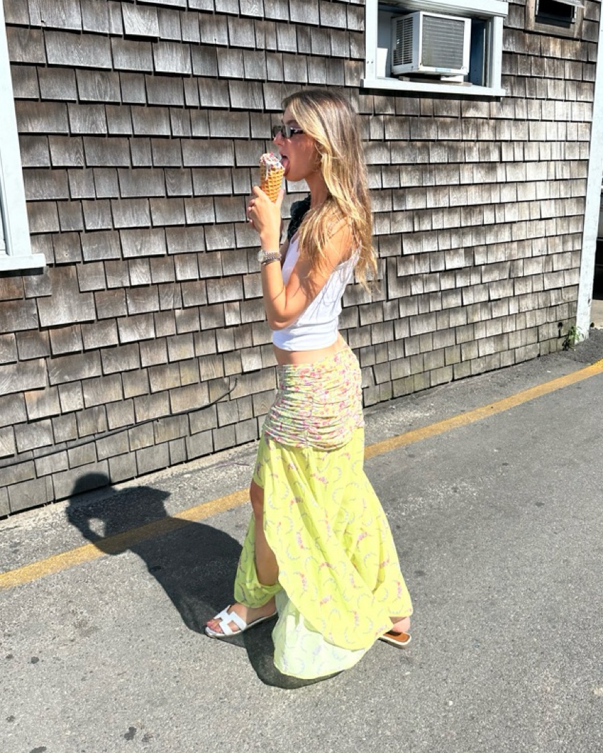 Majorelle Tatiana Skirt Margarita Lime - Image 1