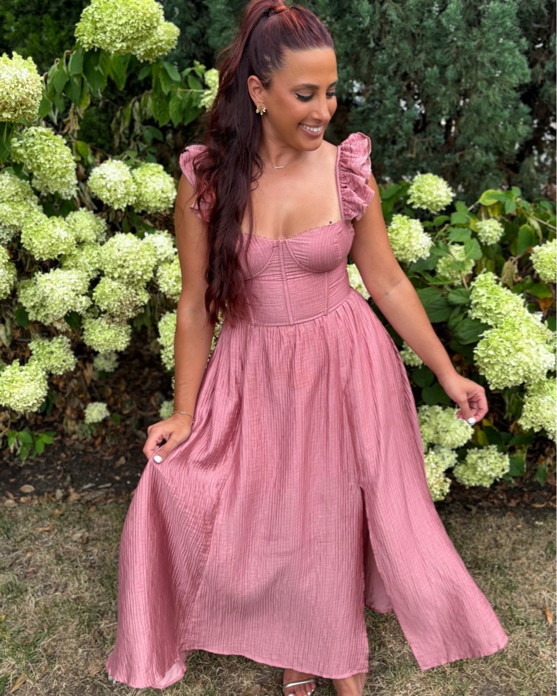 Wedelia Bustier Midi Dress by Astr The Label - Pickle