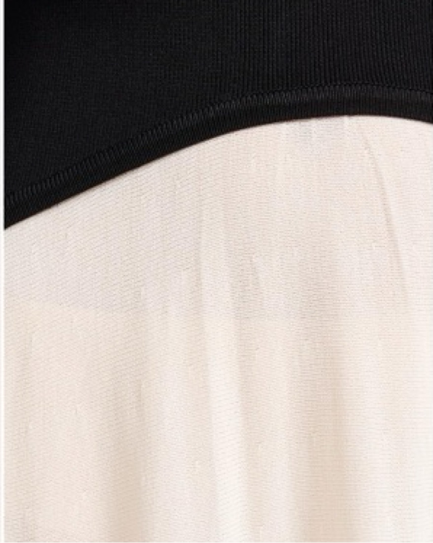 cream & black dress Tate Sequin Dress S / Cream/Black