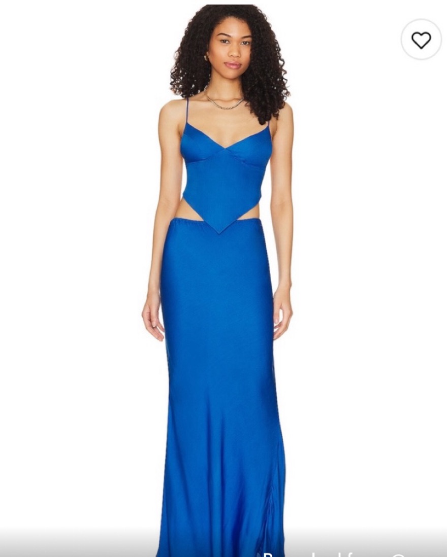 indah blue dress Jimmy Choo main image 1