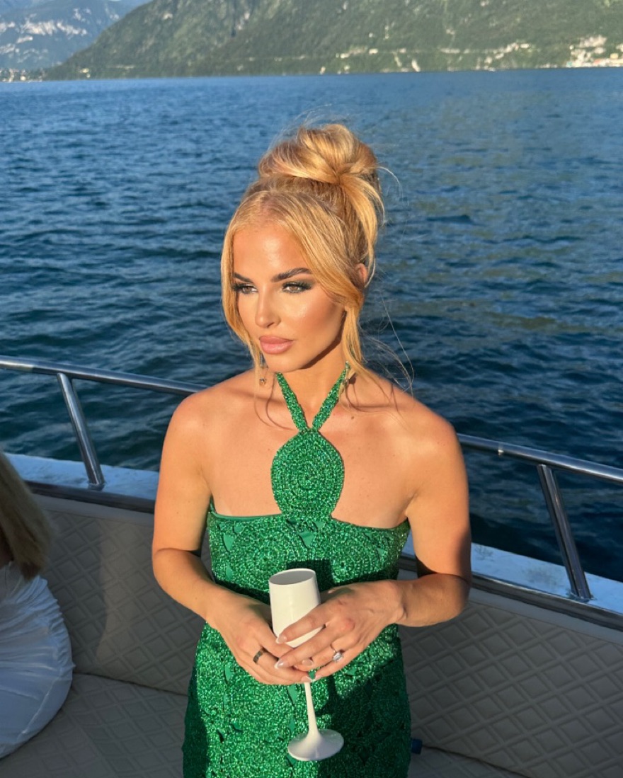 green emerald velvet dress Simon Miller Beep Beep Dress  TrenLend