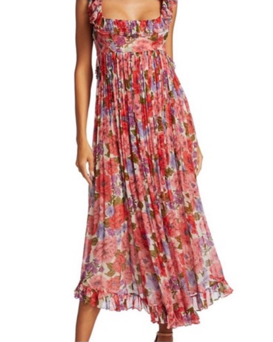Zimmermann Floral Midi Dress - Image 2