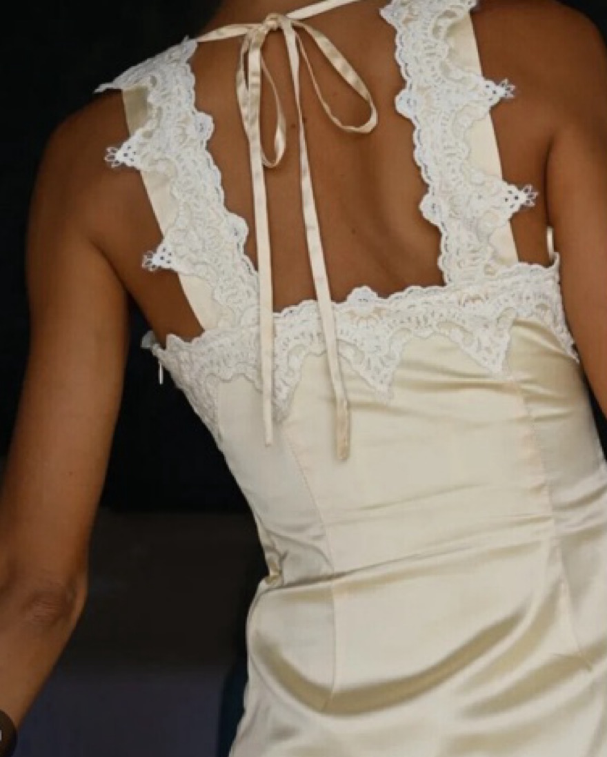 Yellow The Label Roxi Midi Dress - Image 3