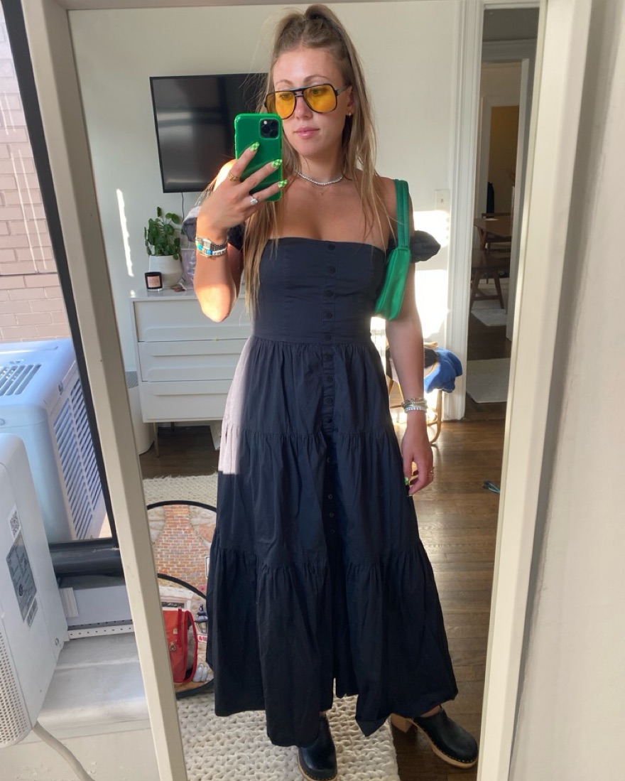 Staud Elio Dress In Black - Image 3