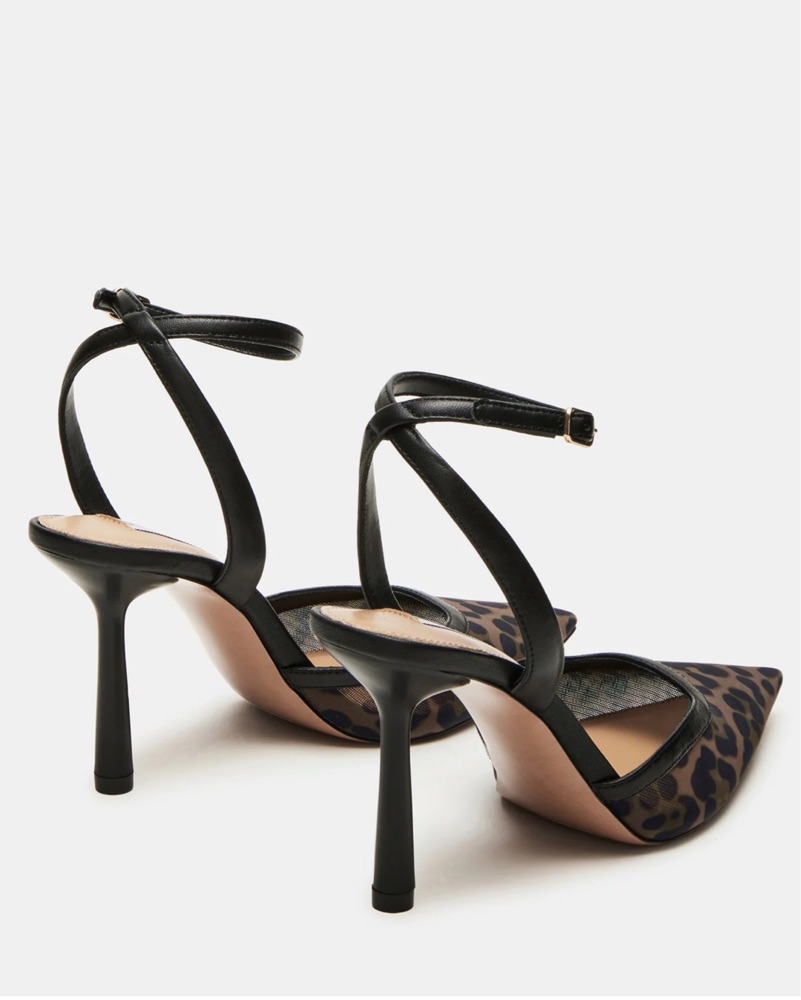 Steve Madden Alliance Leopard Mesh Heels - Image 5