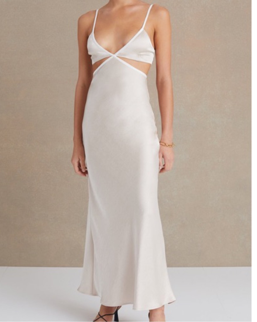 chinese dress ladies Haze Maxi Dress in White
