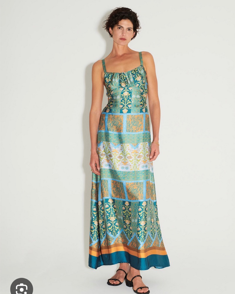 green emerald velvet dress Hansen & Gretel - Aubrey Taffeta Gown