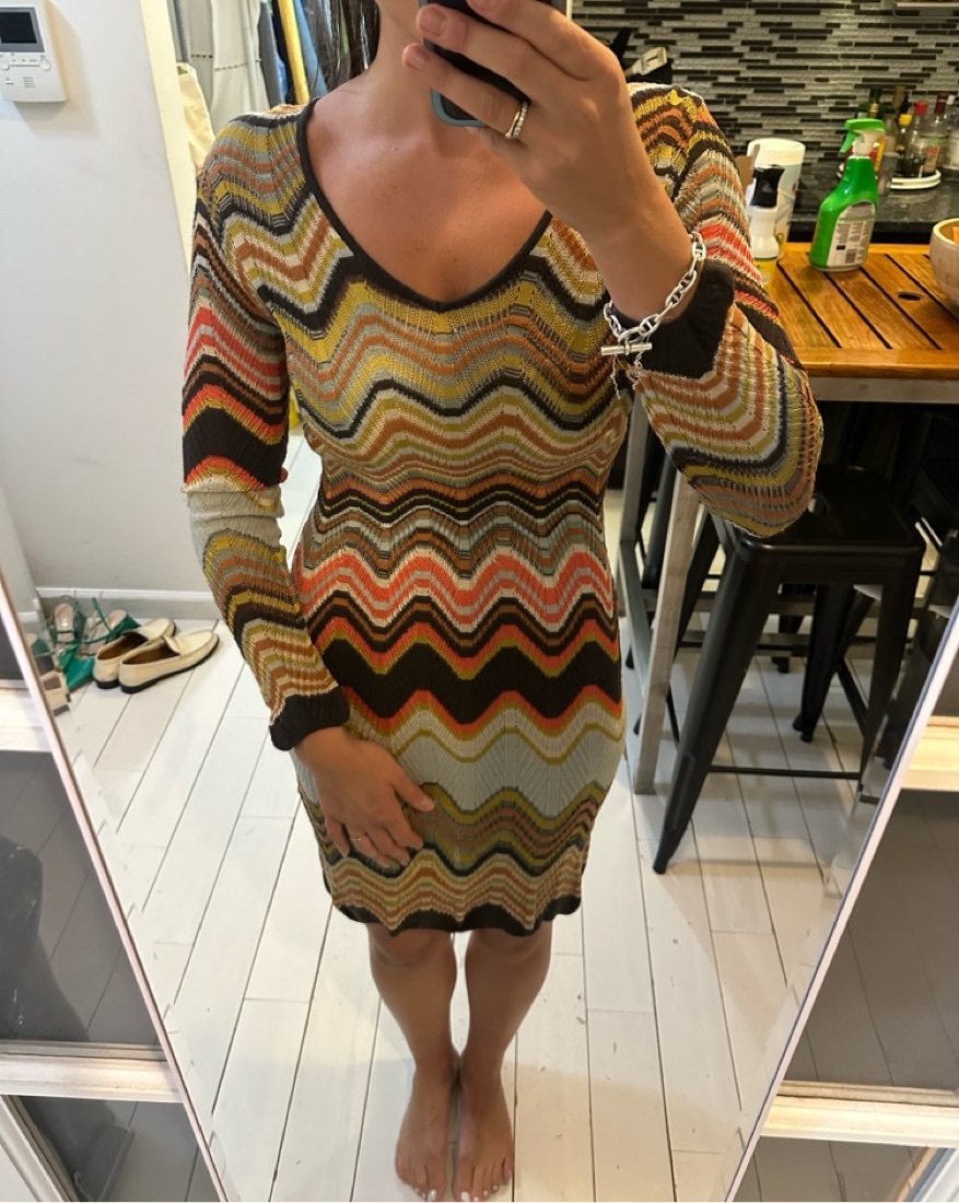 Long Sleeve Missoni Dress by Missoni - Pickle