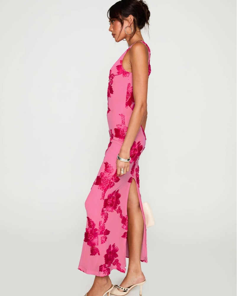 Fionna Floral Maxi Dress | PrincessDress by Princess Polly - Pickle