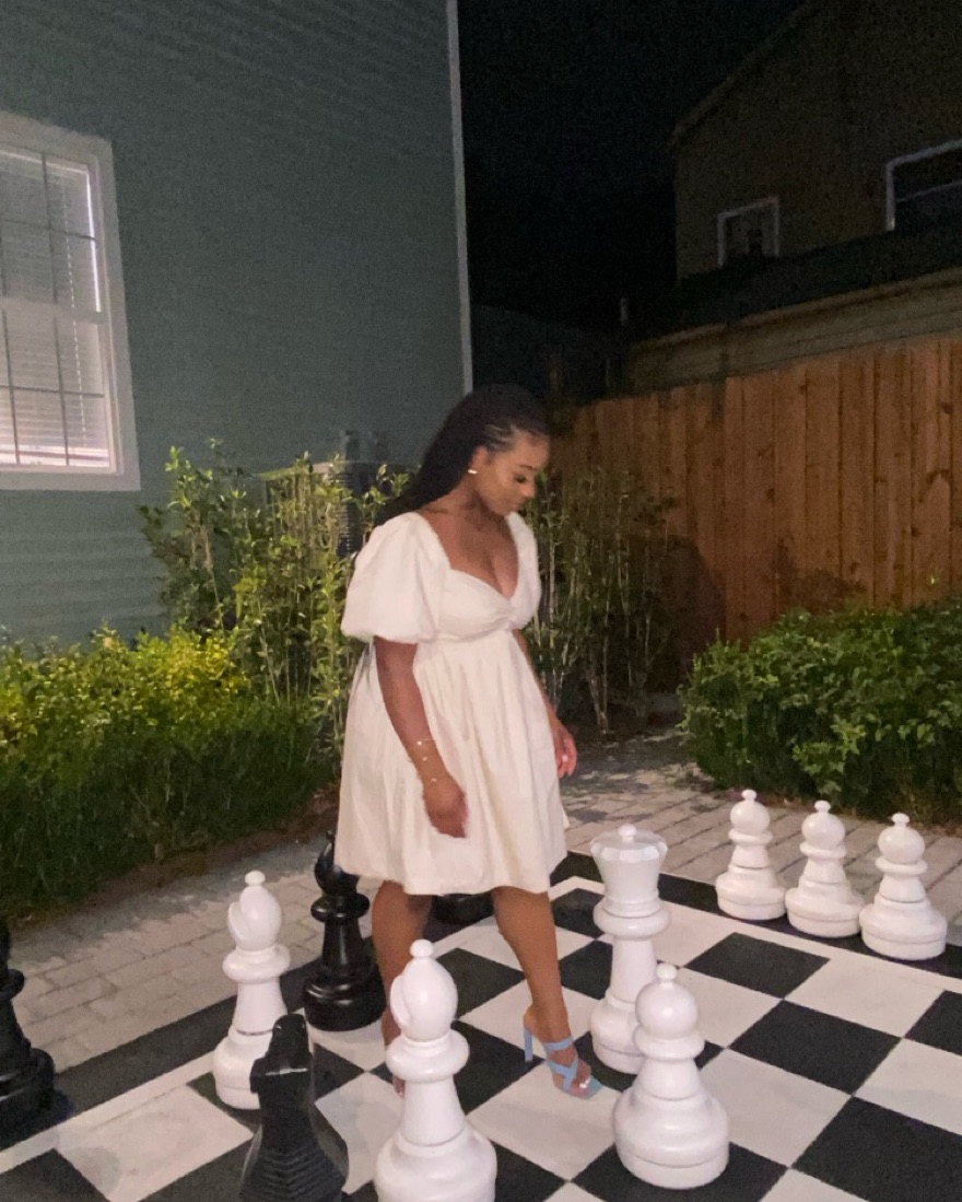 En Saison Poplin Babydoll Dress - Image 4