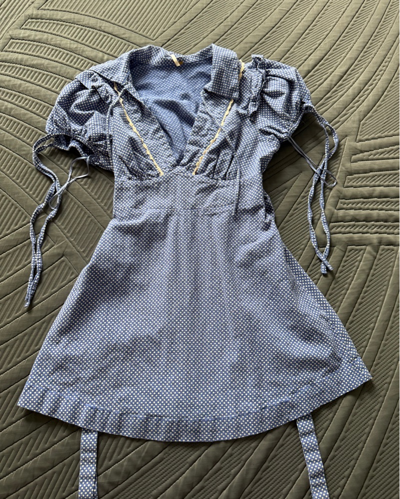 Free People Dottie mini dress by Free People - Pickle