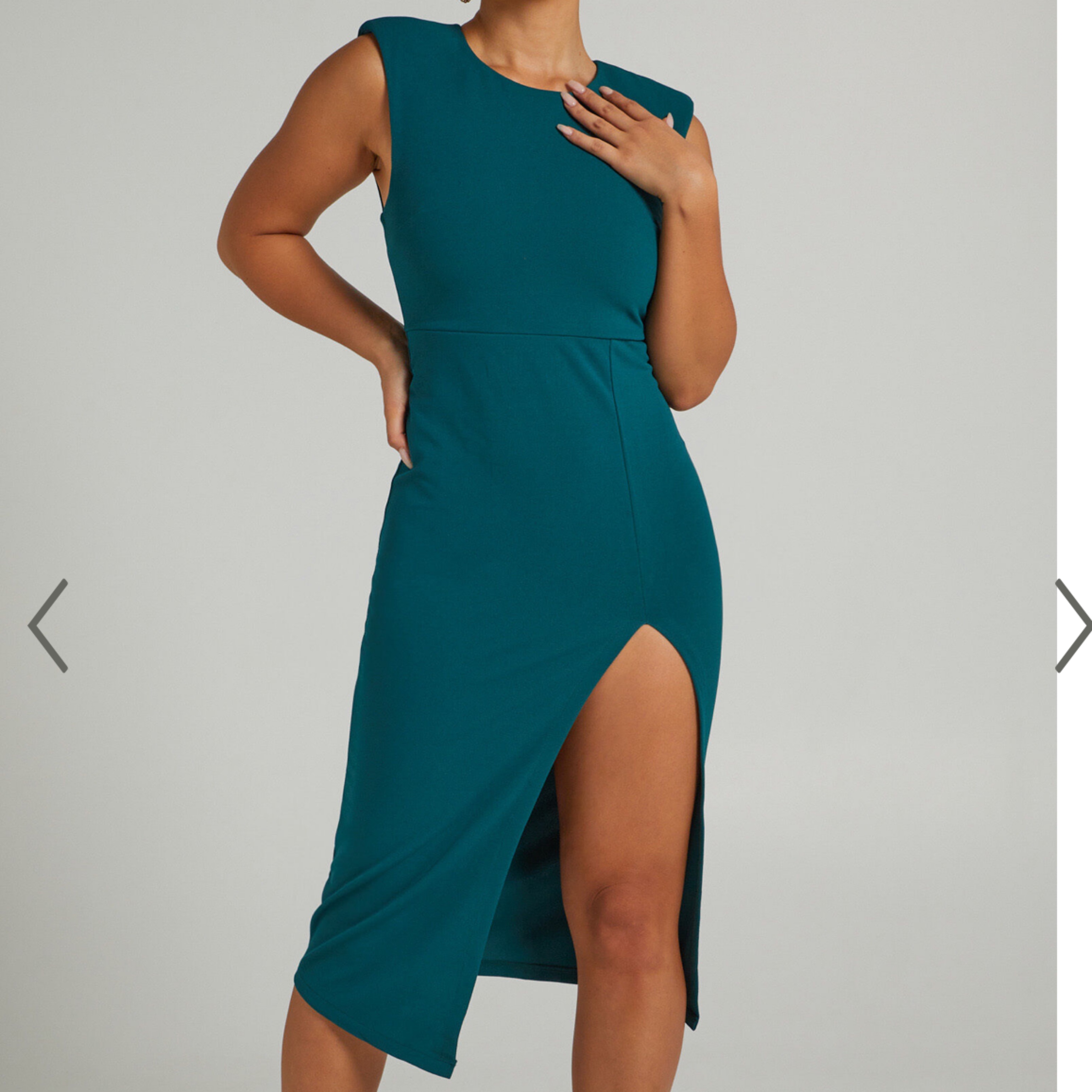 Teal Midi Dress - Image 1