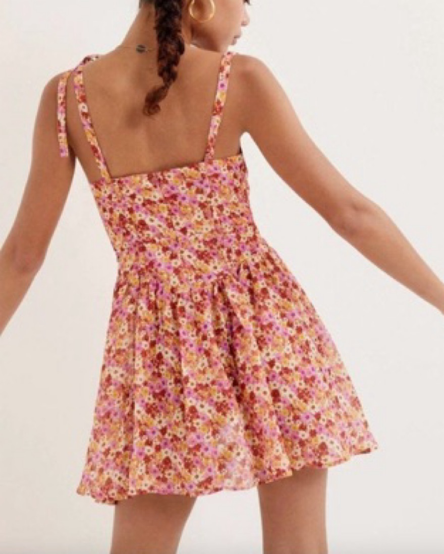 knee length dresses for ladies For Love and Lemons Ariana Mini Dress  TrenLend