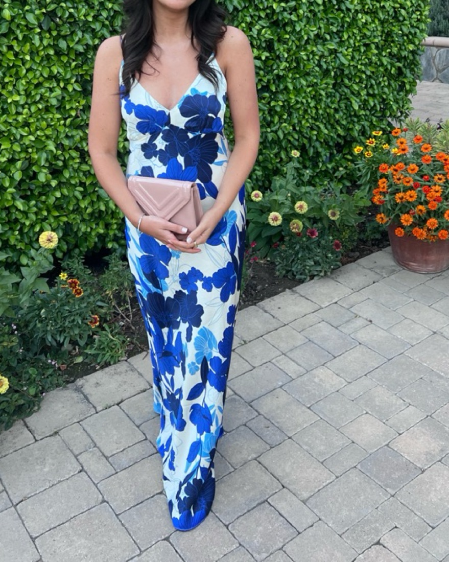 Blue Floral Gown by J Crew - Pickle