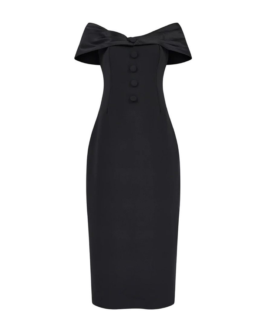 Odd Muse Bow Midi Dress - Image 2