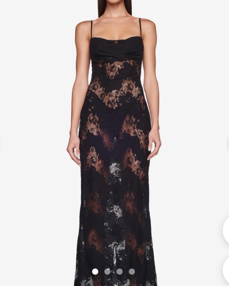 i am gia black lace dress I AM GIA