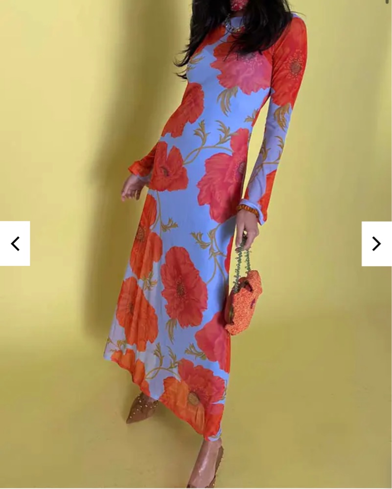 Never Fully Dressed Blue Poppy Aria Mesh by Never Fully Dressed - Pickle