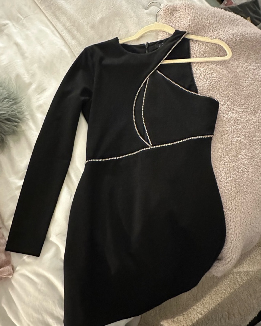 knee length dresses for ladies Fashionista Cats Halterneck Sheer Mini Dress in Crepe Chiffon – Dr Faust