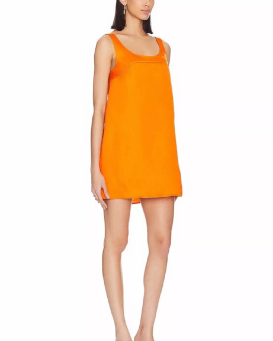 Frame orange Mini Dress by FRAME - Pickle