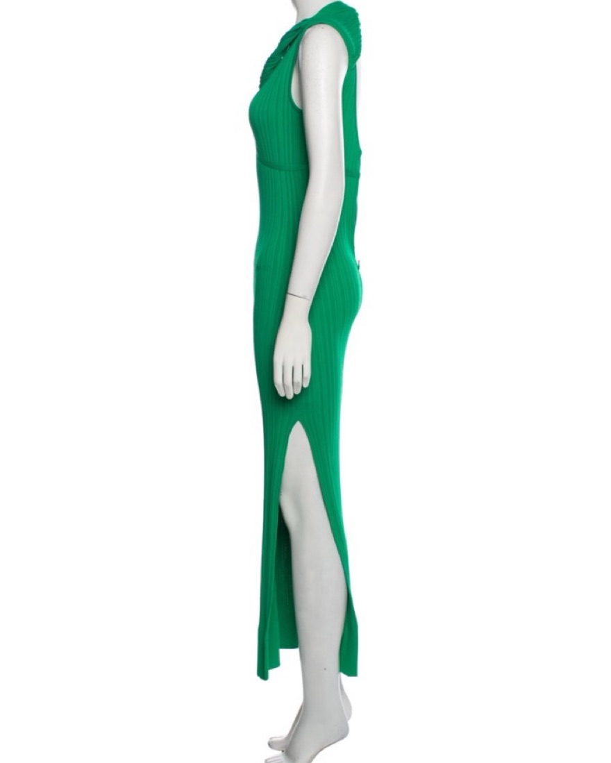 AKNVAS Green Sevrine Dress by AKNVAS - Pickle