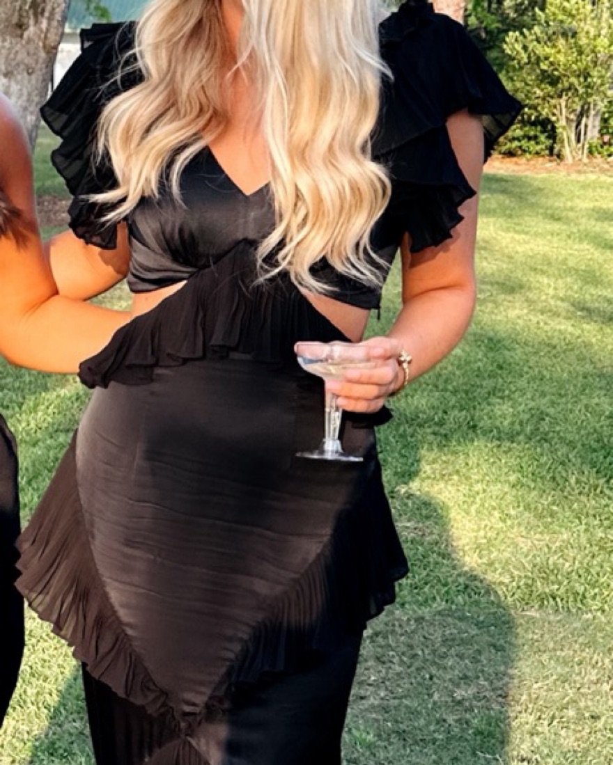 Revolve Formal Black Dress by AMUR - Pickle