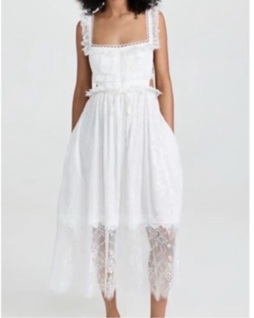 For love & lemons Deane midi Dress by For Love & Lemons - Pickle