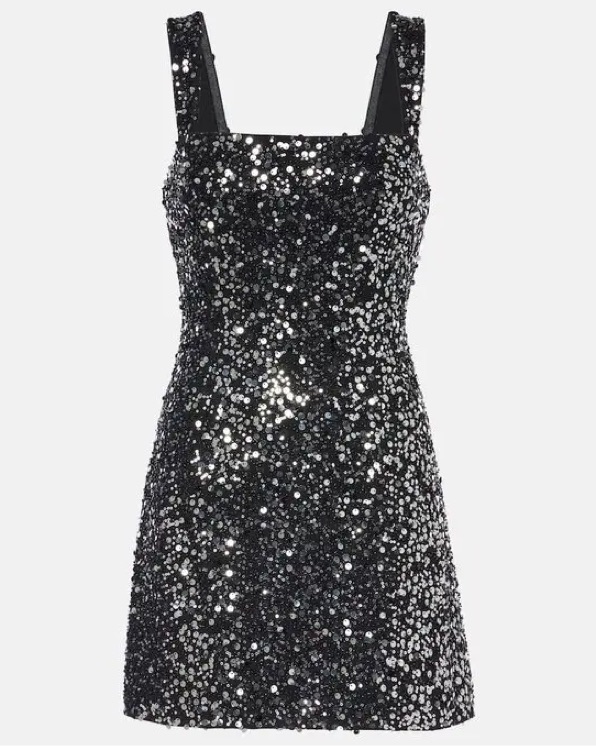 Simkhai Shimmering Sequin Mini Dress by Jonathan Simkhai - Pickle