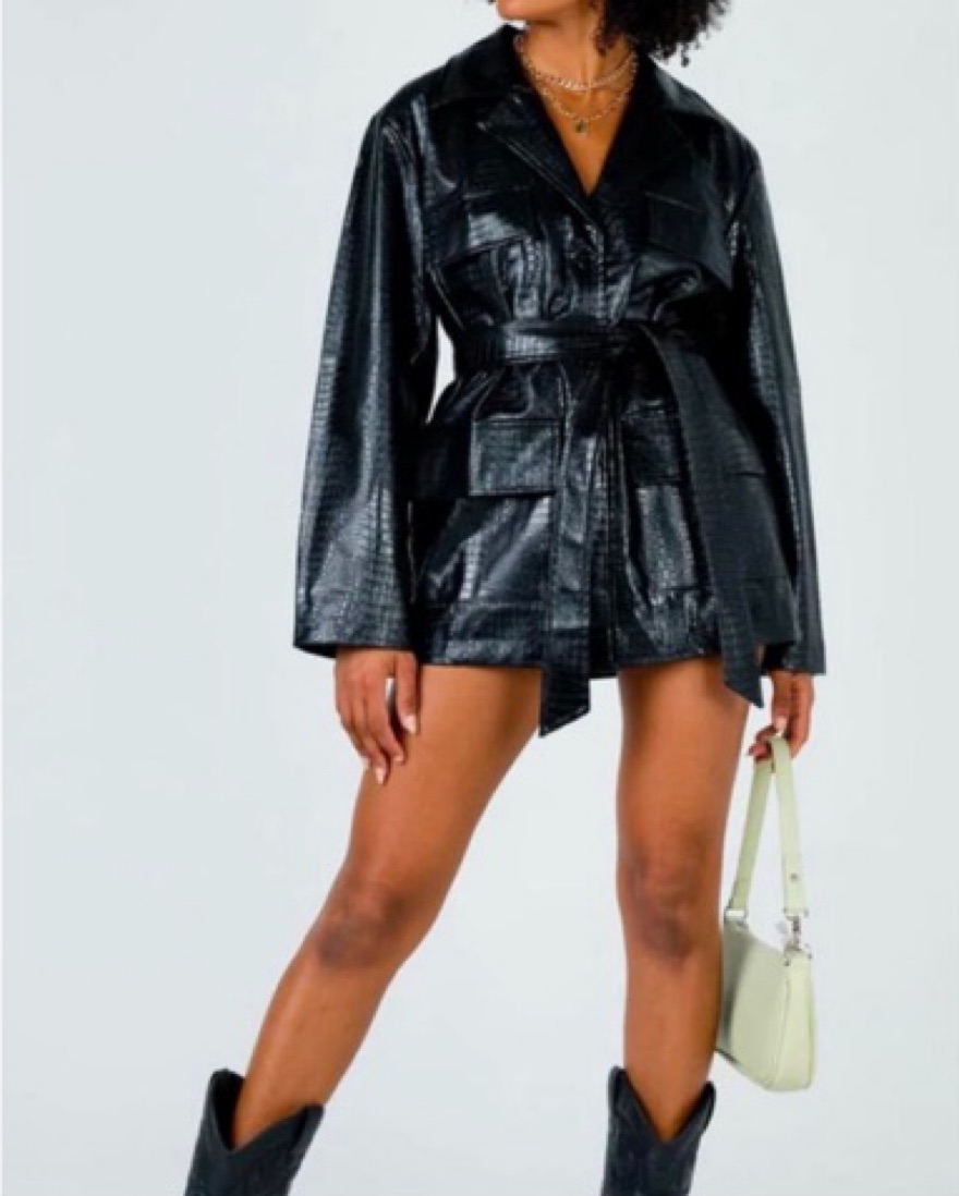 knee length dresses for ladies Carmela Mini Dress | Charcoal