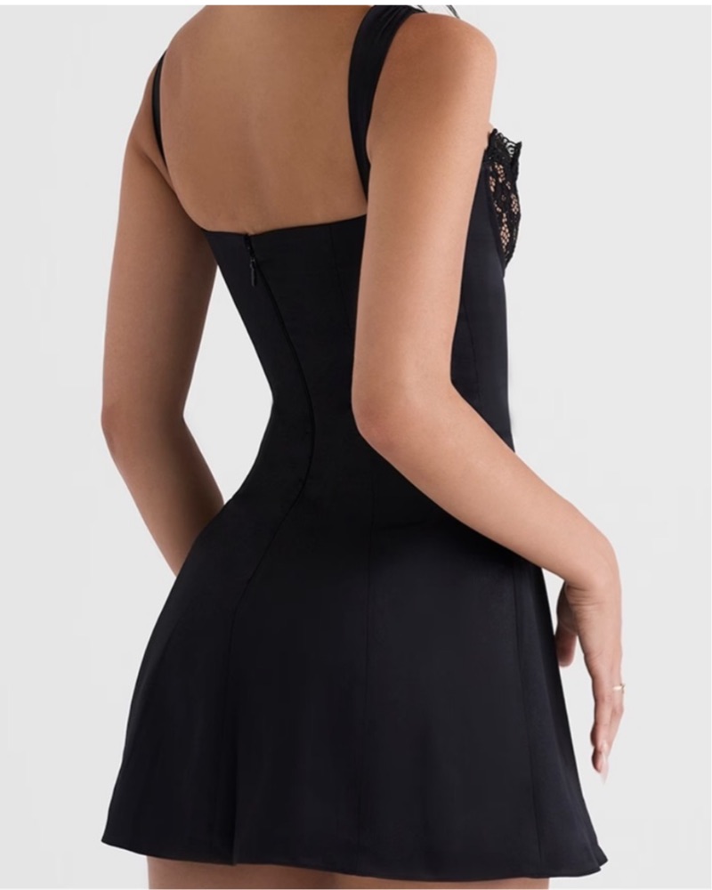 House Of CB Adriana Mini Dress by House of CB - Pickle