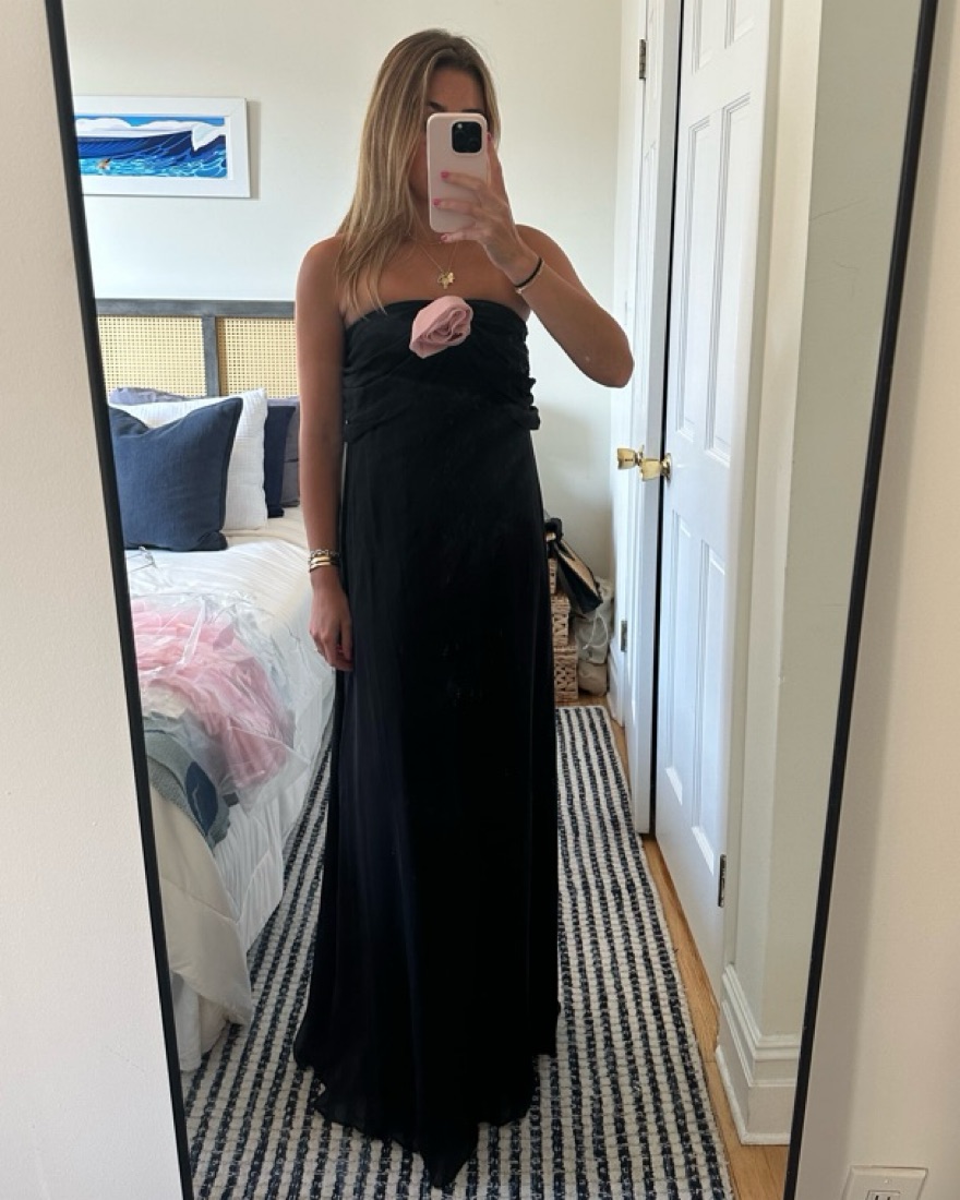 chinese dress ladies BERNADETTE | BLACK COLETTE LONG DRESS