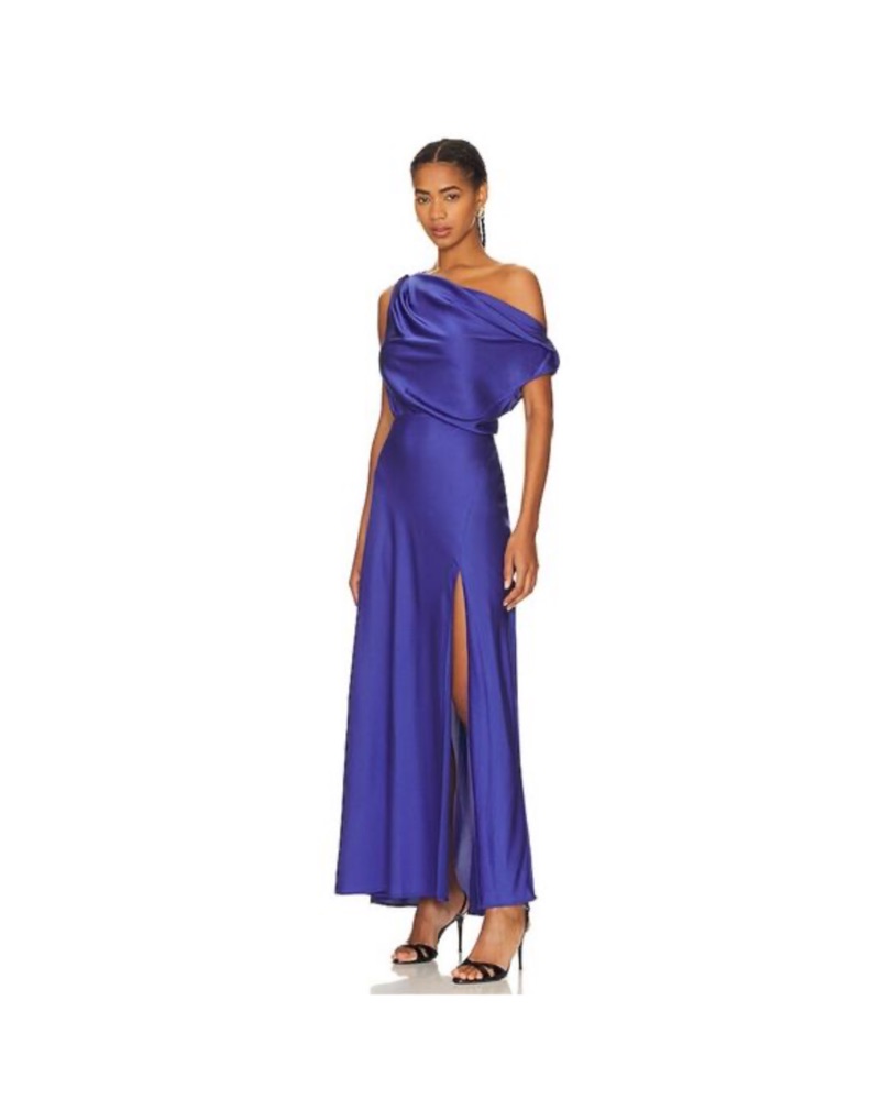 open lace back dress Cobalt Crush Dress – Adeline main image 0