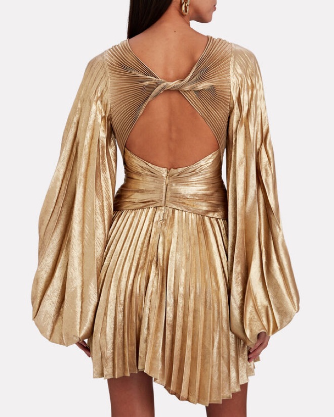free people rose gold dress Free People Rose Gold Sequin Mini Dress with Ruffled Bust and Statemen –  The Thrifty Hippy