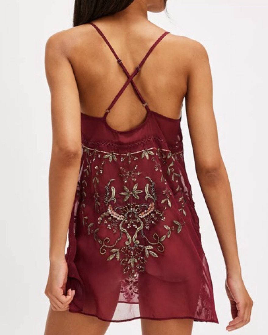 Free People Sequin Mini Slip Dress - Image 2