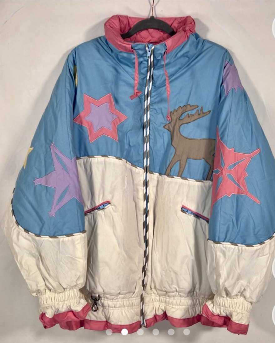 Vintage Pastel Ski Jacket - Image 4