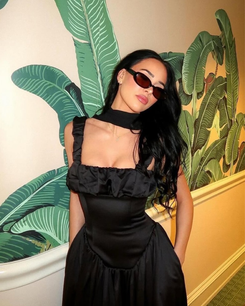 miss circle drop waist dress Miss Circle Glitter Drop Waist Maxi Dress main image 1
