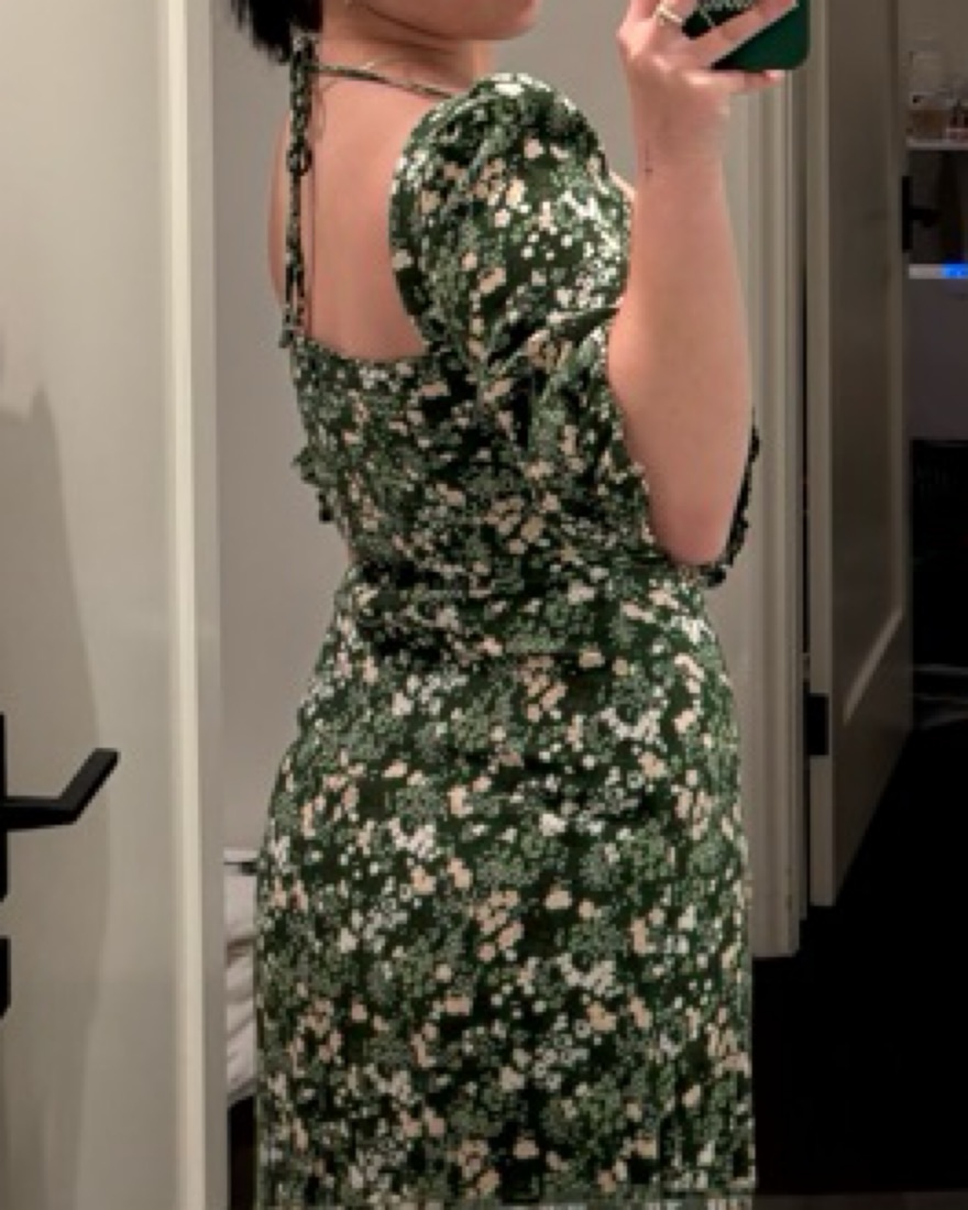 green maxi dress online india Green Floral Sweetheart Neck Pleated Slip Midi Dress main image 1