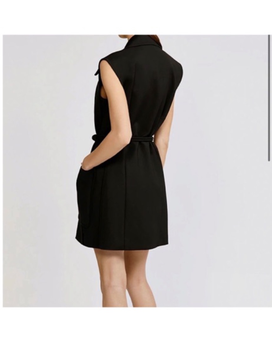 acler dress black PICCADILLY MIDI DRESS