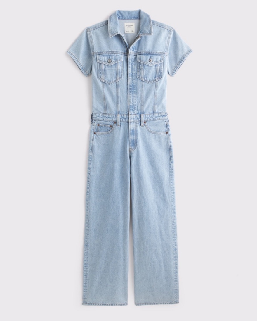 90s Relaxed Denim Jumpsuit - Image 4